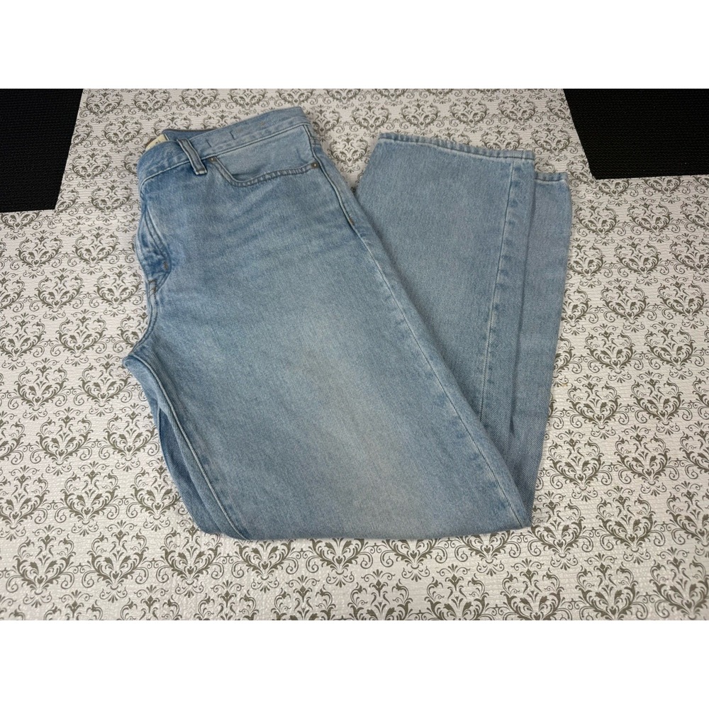 Madewell‎ Low Slung Straight Blue Jean-Size 28- READ